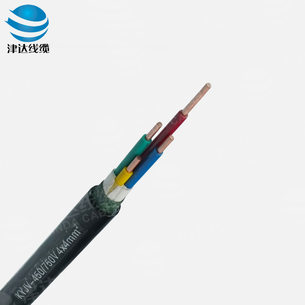 KYJV4*4交聯(lián)聚乙烯絕緣聚氯乙烯護(hù)套控制電纜